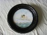 FRAMED CIRCULAR PICTURE OF THE OLD UNION CASTLE LINE VESSEL THE DURHAM CASTLE CIRCA EARY 1900's [P]